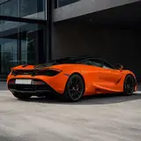 Mclaren Orange Vinyl Wrap 9