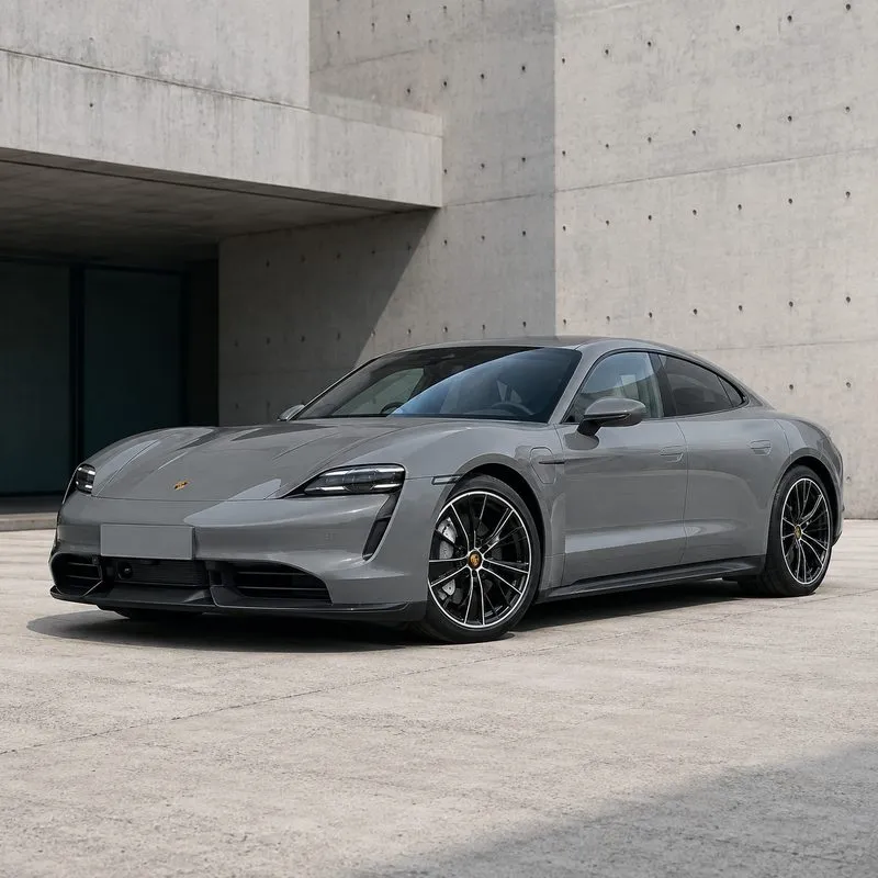Porsche Grey Vinyl Wrap — appearance reference