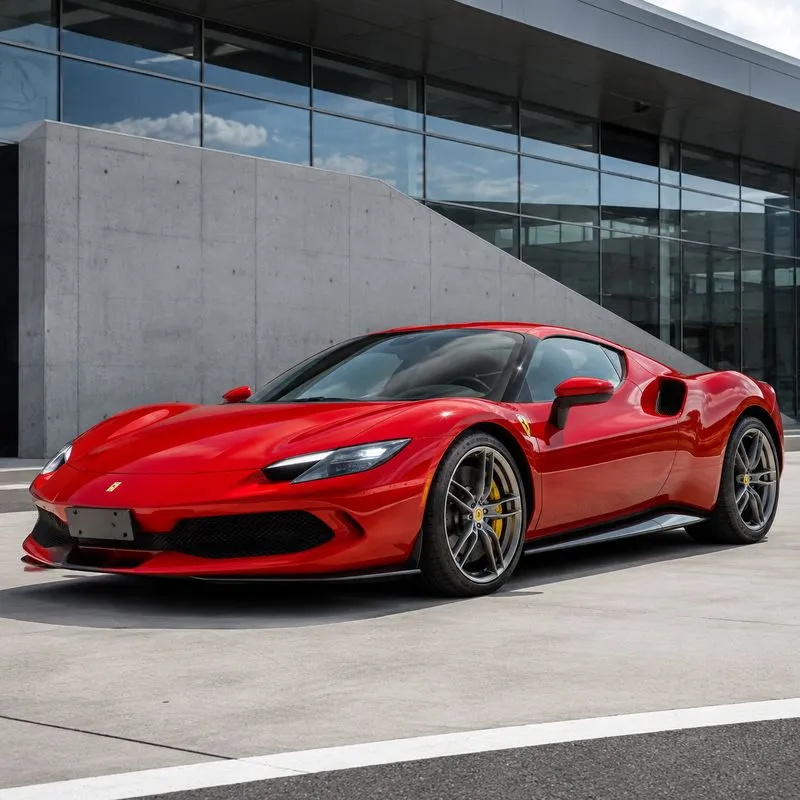 Ferrari Red Vinyl Wrap — appearance reference