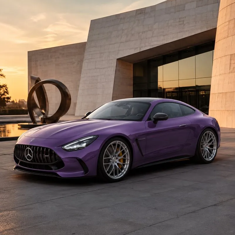 Sunset Purple Vinyl Wrap — appearance reference