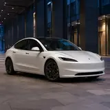 Metallic White Vinyl Wrap 3