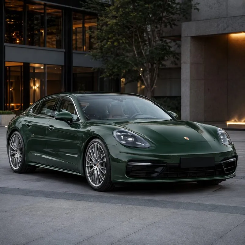 Aventurine Green - Porsche Vinyl Wrap — appearance reference