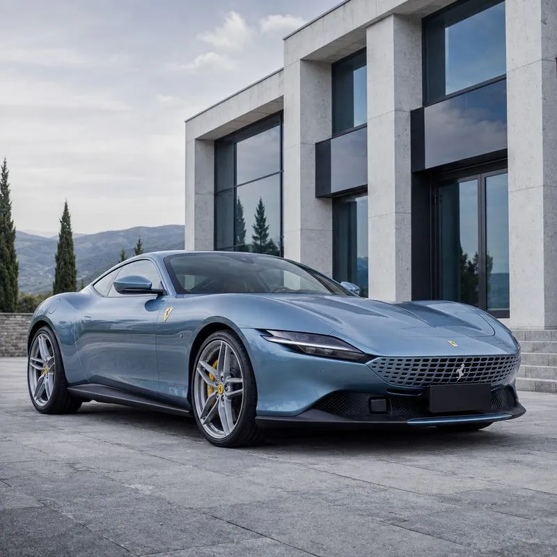 Metal Mist Blue - Ferrari Color PPF — appearance reference