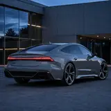 Metallic Ash Audi Vinyl Wrap 6