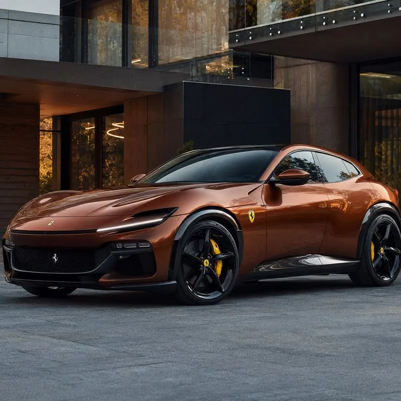 Flame Copper Brown Vinyl Wrap — appearance reference
