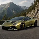 Metal STO track gold-green - Lamborghini Vinyl Wrap 11