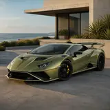 Metal STO track gold-green - Lamborghini Vinyl Wrap 12