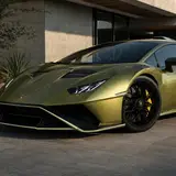 Metal STO track gold-green - Lamborghini Vinyl Wrap 8