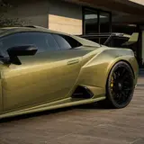 Metal STO track gold-green - Lamborghini Vinyl Wrap 9