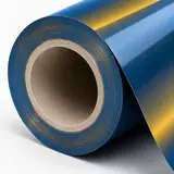 Luminous Blue Gold Vinyl Wrap 10