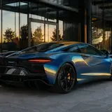 Luminous Blue Gold Vinyl Wrap 6