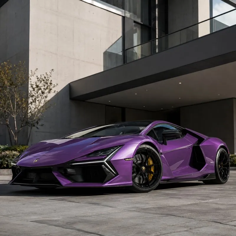 Explosion Purple - Lamborghini Vinyl Wrap — appearance reference