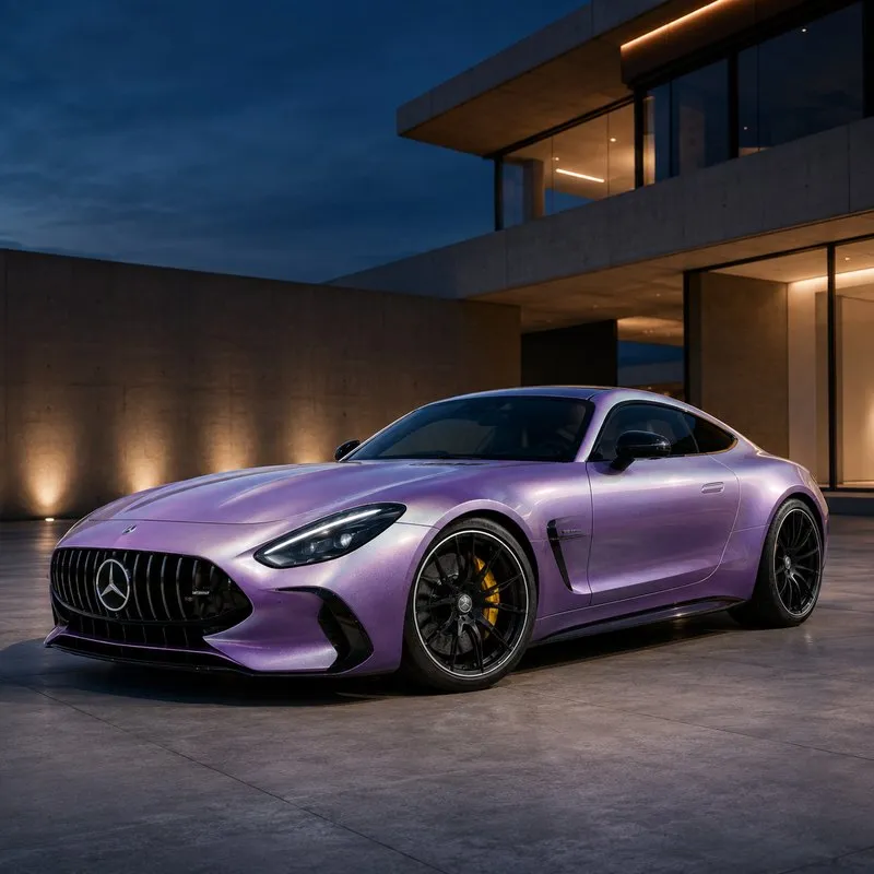 Diamond White Shift Purple Vinyl Wrap — appearance reference
