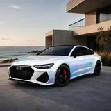 Diamond White Shift Blue Vinyl Wrap 12