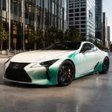 Diamond White Shift Pine Green Vinyl Wrap 3