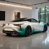 Diamond White Shift Pine Green Vinyl Wrap 6