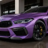 Transparent Diamond Purple Vinyl Wrap 8