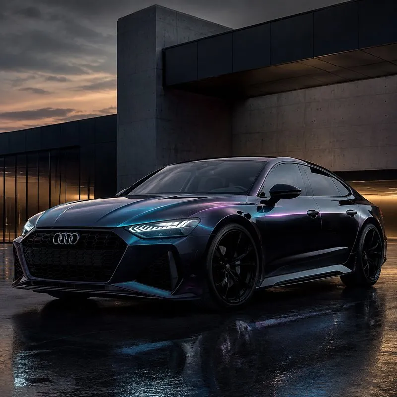 Laser Black Vinyl Wrap — appearance reference