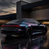 Laser Black Vinyl Wrap 6