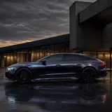 Laser Black Vinyl Wrap 5