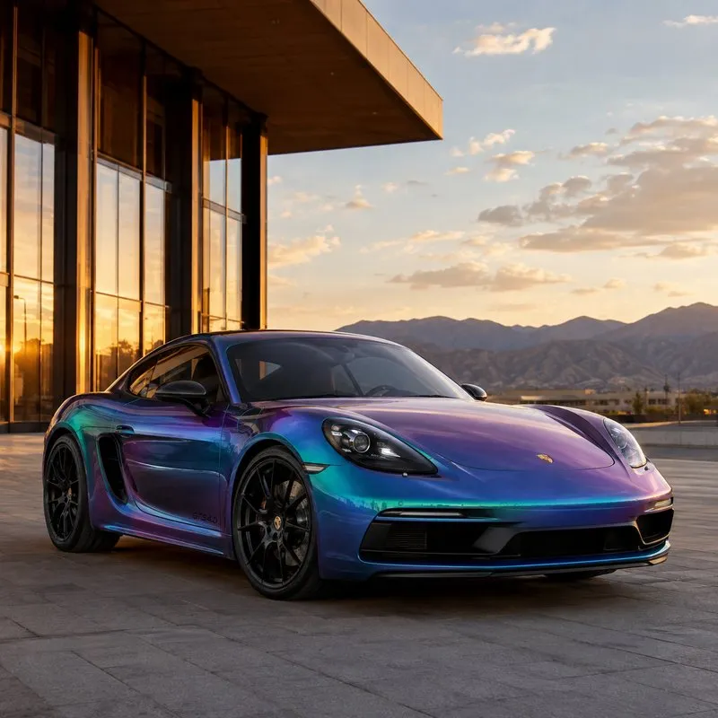 Chameleon-Purple Blue Green Color PPF — appearance reference
