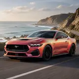 Chameleon-Gold White Red Vinyl Wrap 12