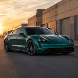 Aurora Diamond Green Vinyl Wrap 11