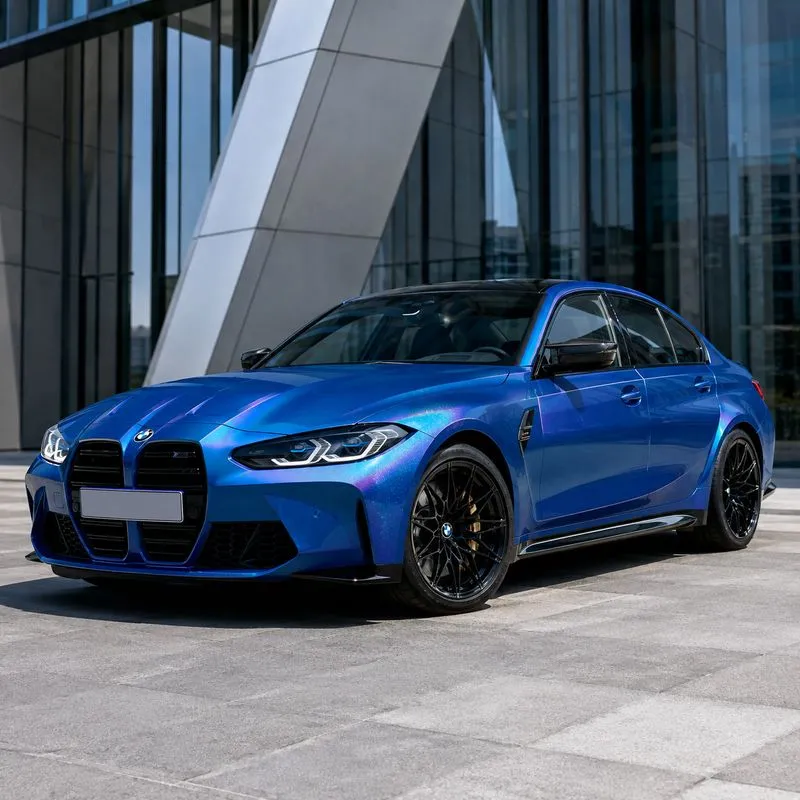 Aurora Diamond Blue Vinyl Wrap — appearance reference