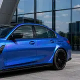 Aurora Diamond Blue Vinyl Wrap 9