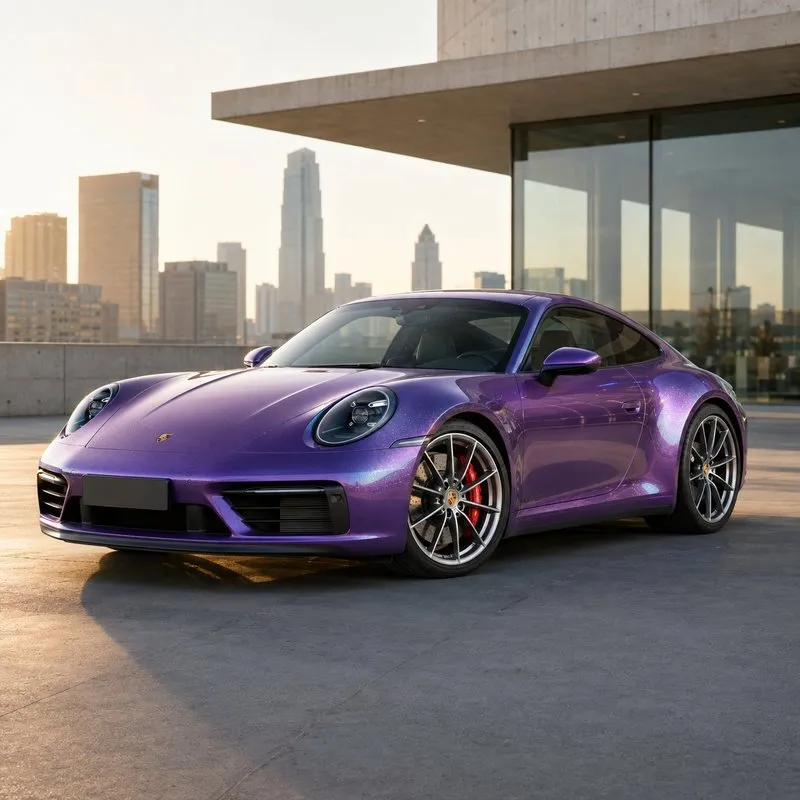 Aurora Diamond Purple Vinyl Wrap — appearance reference