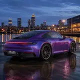Aurora Diamond Purple Vinyl Wrap 6