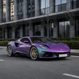 Aurora Diamond Purple-Green Vinyl Wrap 3