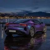 Aurora Diamond Purple-Green Vinyl Wrap 6