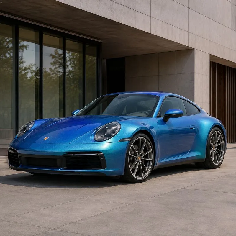 Aurora Diamond Green-Blue Color PPF — appearance reference