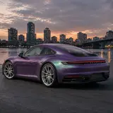 Aurora Diamond - Green Purple Vinyl Wrap 6
