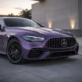 Silver Illusion Purple Vinyl Wrap 8