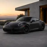 Satin Ceramic Black Vinyl Wrap 5