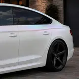 Ultra-Matte Lridescent Dawn White Vinyl Wrap 9