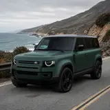 Ultra-Matte Metallic Jet Green Vinyl Wrap 12