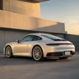 Satin White To Diamond Gold Chameleon Vinyl Wrap 6