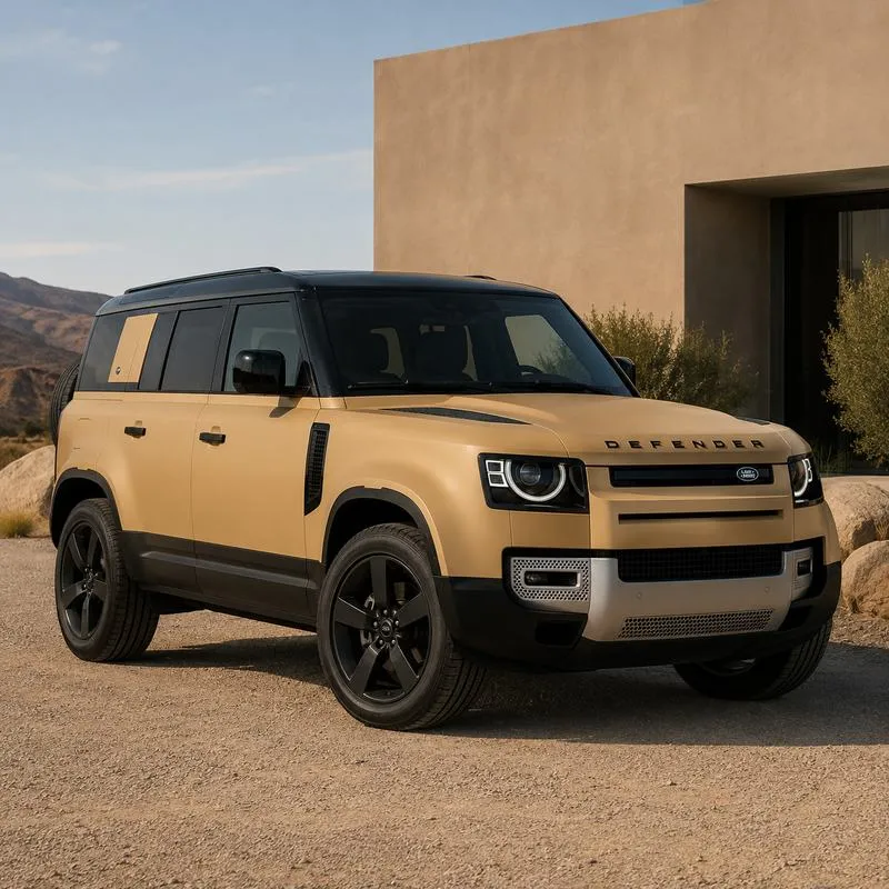 Ultra-Matte Sahara Yellow Color PPF — appearance reference