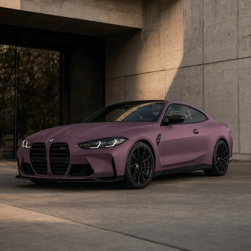 Ultra-Matte Beetroot Purple Vinyl Wrap — appearance reference