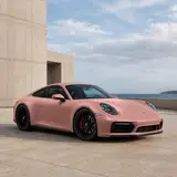 Matte Liquid Metal Shell Pink Vinyl Wrap 3