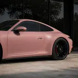 Matte Liquid Metal Shell Pink Vinyl Wrap 9