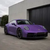 Ultra Matte Electroplated Purple vehicle appearance reference