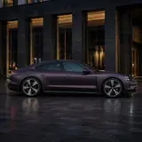 Satin Black Pinot Purple Vinyl Wrap 5