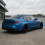 Ultra Matte Liquid Metal Azure Vinyl Wrap 12