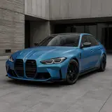 Ultra Matte Liquid Metal Azure Vinyl Wrap 3