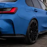 Ultra Matte Liquid Metal Azure Vinyl Wrap 9