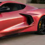 Satin white turns into diamond red Color PPF 9